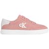 Calvin Klein Donna Sneakers Profilo Basso Low PRO in Pelle Scamosciata, Rosa (Blush/Bright White), 39
