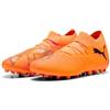 Puma Scarpa da Calcio Unisex Future 8 Match MG, Heat Fire Puma Black Ravish, 44.5 EU