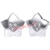 SANICO Bjt716 orecchini star/heart stainless steel