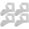 PACKOVE 4 Pezzi Toppa Riparazione Scatola Pinna Paddleboard 9 Pollici in PVC Bianco per Sport Acquatici e Surf Accessorio Portatile per Fanatici del SUP