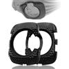 GodLOL 2 coperture per pedali a sgancio rapido, antiscivolo, per bicicletta, copertura protettiva per Wahoo Speedplay Zero Aero Nano Com (nero)