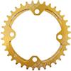 DUANSIYU Corone per Bicicletta Corona 104BCD Rotondo 30t 32t 34t 36t 38 Denti Stretto N Largo Piatto Dente Ultraleggero MTB Mountain Bike 104 BCD Ruota di Catena(32T,Golden)