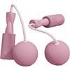 Jwthee Corda per Saltare Senza Fili Ponderata per Fitness, Corda per Saltare Senza Corda da Allenamento da 6,5 cm Corda per Allenamento Cardio Indoor con Palla Pesante Doppio
