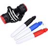 Generic Penna per Liner per Palline da Club, Strumento Durevole per Segnare la di Mira a 360° per Tutte Le Mazze da Golf, Inclusi Driver e Putter, Materiale Plastico con 3 Pennarelli