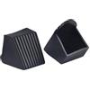 MeevrgR 2pcs Attrezzature Fitness Piazza End Cap Piede Protezioni Palestra Accessori