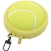 HINTRMENT Silicone Tennis Change Wallet Verde, Zipper Tennis Coin Bag, Mini Borsa da Viaggio Sportiva, Scuola e Sport, per Cuffie e Chiavi, Organizza Monete e Contanti