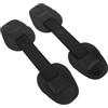 GALPADA 2 Pezzi Maniglia per Kayak, Maniglia di Sicurezza per Paddleboard, Impugnature per Kayak in PVC Nero, Leggera ed Ergonomica, per Canoe e SUP Paddleboard, Sport Acquatici