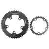 DUANSIYU Corone per Bicicletta Doppia Corona 110bcd Bici da Strada Rotonda 2X 50t 35t 34t 52t 36t 53t 39t(Round 50-34T)