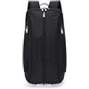 Pitycbo Zaino Porta Attrezzatura Sportiva Borsa Sportiva Zainetto Impermeabile Borsone Organizzato in Nylon con Layout a Scomparti Chiuse Adatto per Palestra, Nero, Nero