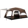 FytStycale Tenda Impermeabile da Esterno Tenda da, Array, Caffè, Medio 5-8 Persone
