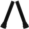 Outanaya Trampoline Leg Parts Nero in Gomma e Acciaio Inossidabile, 2 Pezzi, Supporto Robusto e Stabile per Trampolino da Esterno