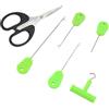 NRVTRE 6 da Pesca Esca Gancio Esche da Pesca Esche ago Threading Pesca Esche rig Attrezzatura Attrezzatura Pesca con Aghi Pacchetto Trapano Set Strumenti