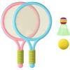 StaZamor Set da 4 Racchette da Tennis per Bambini Multicolori Leggere, Set di Racchette da Badminton per Bambini, Giocattolo Sportivo all'Aria Aperta per, Divertente Gioco Attivo