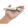 OriGlam Esche luminose da pesca Octopus Squid Skirt, esche di plastica Glow Soft Fishing Bait Trolling Lure Soft Lures per Bass Salmon Trout