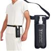 Master Massage Equipment Master Massage Oil Holster - Portabottiglie con bottiglia (circa 250 ml), colore nero
