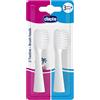 Chicco Testine di ricambio per spazzola dentata elettrica (00008546100000 + 000085451000000), 2 pezzi