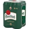 Pilsner Urquell Birra Pils, Multipack Birra con 4 Birre in Lattina da 50 cl, 2 L, Gusto Pieno Intensamente Luppolato, Gradazione Alcolica 4.4% Vol