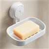 TAILI Portasapone a Ventosa, Senza Trapano, Max 3 kg, Bianco