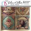 Deluxe & Vellum Dual Pack Chocolate Wanderlust cm 15 x 15