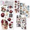 Fogli Adesivi Trasparenti Bohemian Burgundy