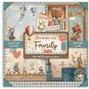 Blocco da 22 carte Scrap Single Face Family 20 x 20
