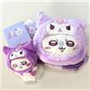 Sanrio Set pochette e porta mascotte Sanrio Chikawa Kuromi Momonga nuovo