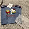 Palla e catena Ball & Chain x Hello Kitty Denim Eco Bag Sanrio ricamato borsa riutilizzabile