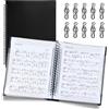 RACCOGLITORE PORTA SPARTITI MUSICALI 10 CLIPS 20 TASCHINE 40 PAGINE CARTELLA