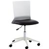 CLP Sedia Ufficio Apolda I Seduta Ergonomica In Similpelle O Stoffa I Telaio Resistente In Plastica Con Ruote Colore:nero;Materiale:Ecopelle