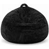 Chingcoo Pouf in pelliccia sintetica (senza imbottitura), soffice pouf per bambini e adulti, 2 in 1, morbido pouf per la cameretta dei bambini, 70 x 80 cm