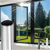 DIFIT Pellicola Specchio Oscurante per Finestre Pellicola per Vetri Finestre Anti-UV Riflettente Controllo del Calore Pellicola Finestra Privacy Adatta per Casa Ufficio（Argento-argento，44.3x200cm）