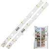 YYBCAN Kit 2 strisce LED per frigo, compatibile con RONGSHENG HISENSE - Sostituzione barra E349766 MDDZ-162A 1629348. Adatto anche KIFF5017, KIFF5020, KIFF7017, KIFF7020, KSBNDIX