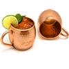 Zap Impex Moscow Mule - Set di 2 tazze in rame massiccio al 100%, realizzate a mano, per alimenti, in puro rame, 16 oz