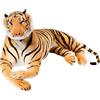 BRUBAKER tigre gigante marrone 150 cm re della giungla peluche peluche