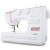 MEDION Macchina per cucire a braccio libero MEDION SM60 (60 watt, 60 punti diversi con asole, luce di cucitura a LED, infilatore automatico, pulsante di inversione, tagliafilo, MD10689) rosa