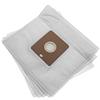 vhbw 5x sacchetto compatibile con Nilfisk Action Plus, Action Plus Parquet, Action A400 aspirapolvere- microfibra, 24,7cm x 27cm Bianco