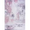 Mazovia Tappeto Salotto Moderno Pelo Corto - Tappeto Soggiorno Vintage Astratto - Lavabile, Antiscivolo - 120x170cm Rosa Viola Pastello