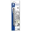Staedtler Pigment Liner - Penna Nera con Inchiostro ad Asciugatura Rapida, Penne Punta Fine Ideali per Disegno Tecnico e Scrittura, Fineliner Indelebile per Cancelleria Scuola Università Ufficio, 1 Pz