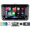 THIHPHOATLI VW Golf 5/6 Passat B6/B7 Polo 5 autoradio CarPlay wireless Android Auto DSP