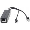 DSLRKIT 5V 3A Gigabit PoE Splitter USB-C Output, 802.3at PoE+ per Pi 5 e dispositivi di tipo C