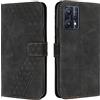 OKZone Cover per Realme 9 Pro/Realme V25/Realme 9 5G, Custodia a Libro in Pelle Protettiva Folio Portafoglio con Chiusura Magnetica e Slot per Carte Wallet Case Flip Antiurto Cover (Nero)