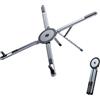 Okandomo Supporto regolabile per laptop, pieghevole, per scrivania, viaggio, magnetico, per iPhone, iPad, MacBook, in lega di alluminio, leggero