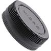 Generico Set tappo posteriore obiettivo e corpo, compatibile con Panasonic, GX GF | Set coperture per Micro Four Thirds (M3/4), plastica, nero