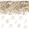 Ovanda Note Musicali In Legno, 100 Note Decorative Miste, Decorazioni Per Compleanno, Battesimo, Chiavi Per Appunti, Decorazione Da Tavolo