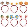 Augesak Accessori per l'Oktoberfest, 6 pezzi di copricapo per la festa dell'Oktoberfest, accessori per la festa bavarese