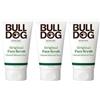 BULLDOG SKINCARE FOR MEN BULLDOG Skin Care - Scrub viso esfoliante da uomo, 125 ml, confezione da 3