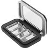 minkissy Scatola Magnetica Compatta Per Ombretti Vuota Da Viaggio Con Coperchio Trasparente Organizer Per Cosmetici Palette Magnetica Riutilizzabile Per Fard Evidenziatore
