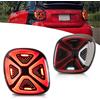 VLAND Motor VLAND fanali posteriori compatibili per Smart 453 fortwo forfour MkIII 2014-2021, con marchio di controllo E, 1 set (trasparente)