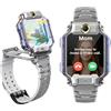 imoo Watch Phone, Smartwatch 4G per bambini con videochiamate HD, Smartwatch per bambini con GPS e monitoraggio in tempo reale, resistenza all'acqua IPX8 (X10, Grigio)