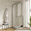 DEGHI Box doccia 75x75 cm doppio scorrevole con vetro trasparente e profilo cromo 190h - Mirea